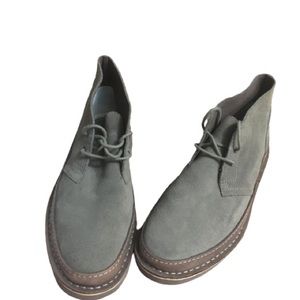 clarks boots mens green